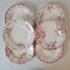 Six Loose Hollow Plates Terre