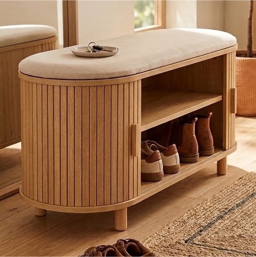 Meuble chaussures ovale - meuble,