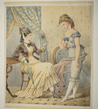 LITHO COULEUR  XIX° COSTUME