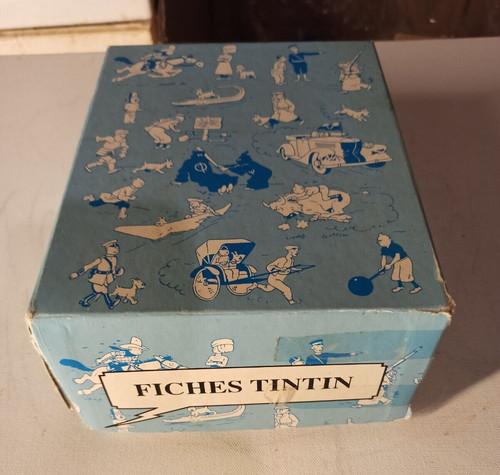 Tintin hergé fiches - -,