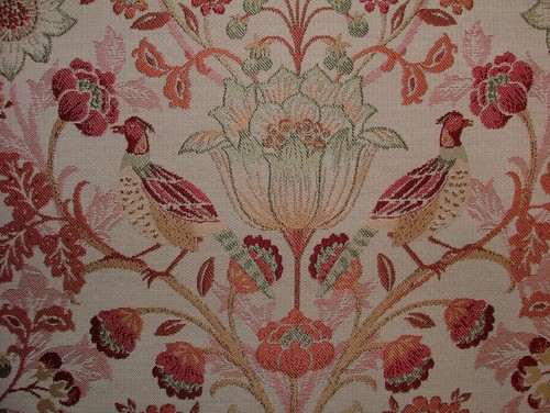 Rideau jacquard terracotta - rideau, en
