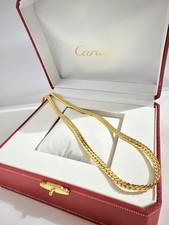 Collier plaqué or 750 (18K) • 29 g • 45 cm • Neuf • Poinçon 750