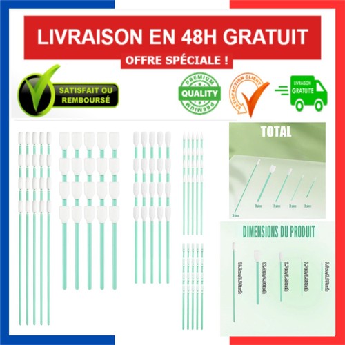 Lot 100 bâtonnets - 100, nettoyage