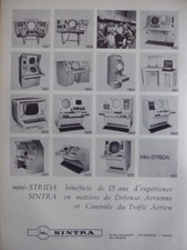 5/1971 PUB SINTRA ASNIERES MINI STRIDA DEFENSE AIR TRAFFIC FRENCH AD