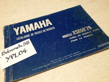 Yamaha parts list  XS650 1979