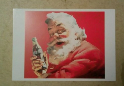 Carte postale coca cola pere - cola,