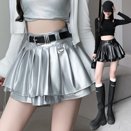 Femme fille jupe - plissée, mini