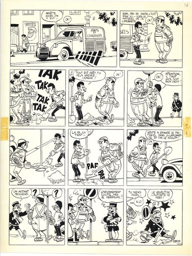 Planche originale yves - originale,