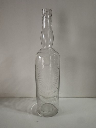 Bouteille verre ancienne huile - bouteille,