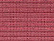 VOLLMER 46033 - Plaque murale brique rouge  - HO (1:87)