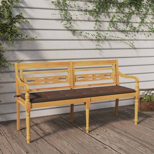 Banc batavia avec coussin - batavia,