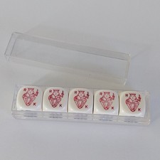 Ancien Jeu de Dés " Pocker