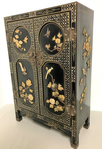 Meuble chinois bois laqué - chinois,