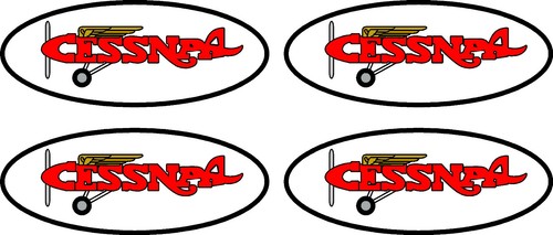 Vintage cessna decals 5 - vintage,