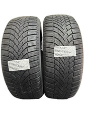 2 PNEUS D'OCCASION 205/60 R16 92H BRIDGESTONE HIVER M+S 4,5 MM DOT 4619