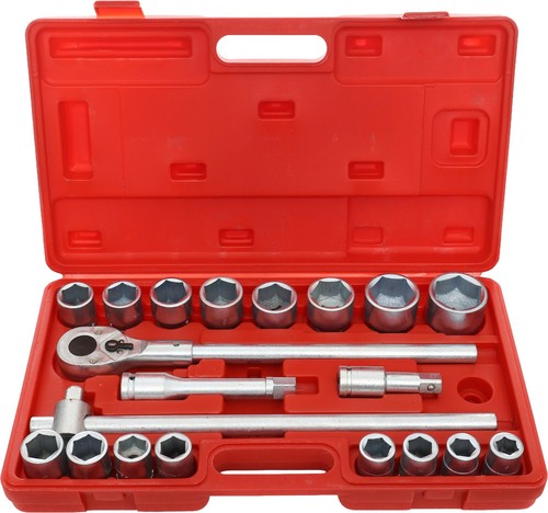 Coffret douilles 21 pcs - coffret, 3/4"