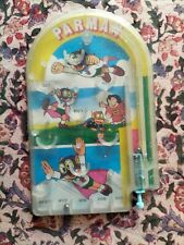 ANCIEN JEU AVEC 3 BILLES STYLE FLIPPER A CASES PARMAN  (PUIS) 