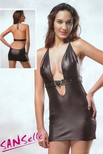 Robe sexy noire b98019 - sexy,