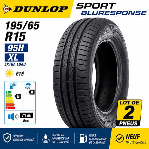 Lot pneus dunlop sport - 2,