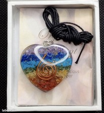 Collier Orgonite Cœur