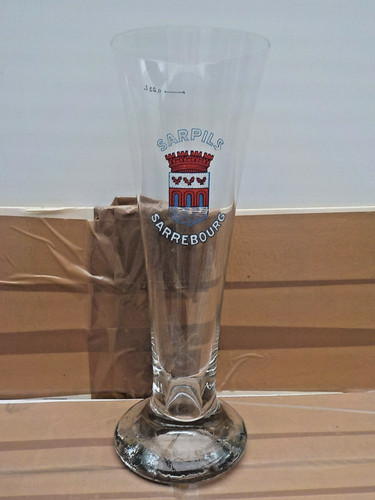 Verre ancien flute emaillee - ancien,
