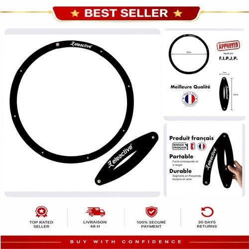 Cercle pétanque pliable - de,
