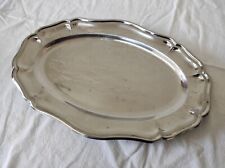 Plat de service ovale en inox