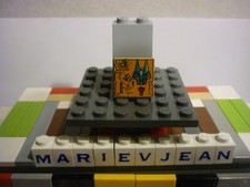 LEGO Egypte Tan Tile with Hieroglyphs ref 3068bpx19 / Set 5948 5918 5909 5978...