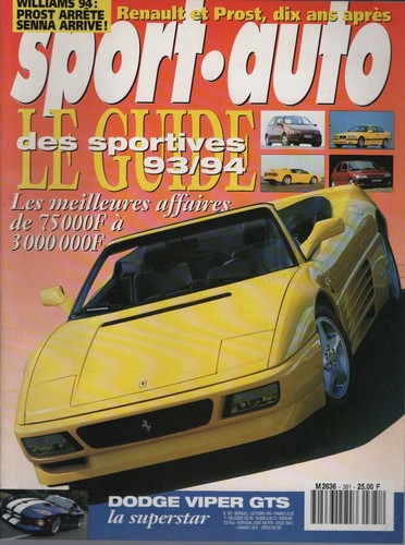 Sport auto 381 1993 dodge - auto,