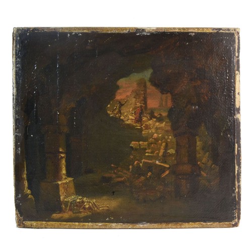 Toile marouflée sur bois
