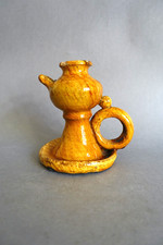 Lampe à huile en terre cuite