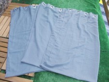3 rideaux voilage gris