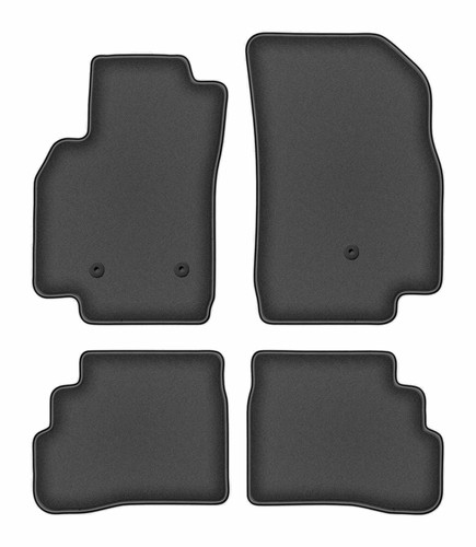 Jeu tapis velours graphite - tapis,
