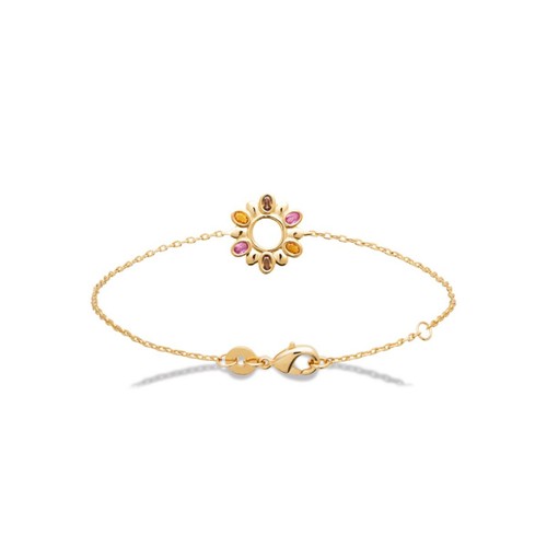 Bracelet motif fleurs - 18, cm