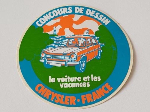 Sticker simca 1100 concours - simca,
