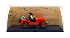 The red Jeep Tintin in the land of black gold No. 7 TINTIN 1/43