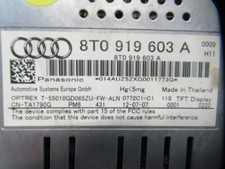 AUDI A4 B8  ECRAN MULTIFONCTION RADIO NAVIGATION 8T0919603A   2525170