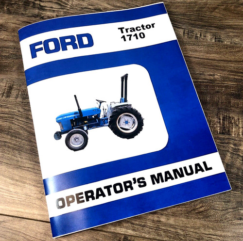 Ford 1710 tractor - ford, operators