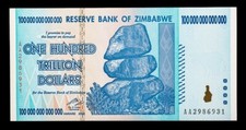 ? PRE-ORDER ? SHIPS BY 08/15/25 ?? ZIMBABWE 100 TRILLION DOLLAR AA/2008 P-91