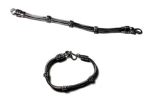 Bain argent indien bracelet - bain,