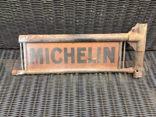 Plaque publicitaire michelin - plaque,