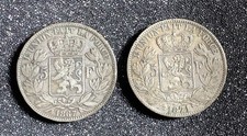 Duo Pièces 5 Francs Belge