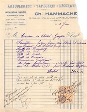 FURNITURE TAPESTRY DECORATION CH HAMMACHE IN CHATELGUYON - CASINO A CAT