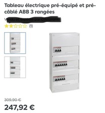 Tableau électrique ABB de 3