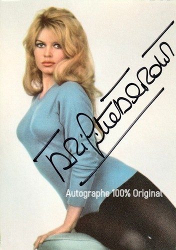 Brigitte bardot autographe - brigitte,