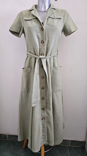 Robe style saharienne lin - saharienne,