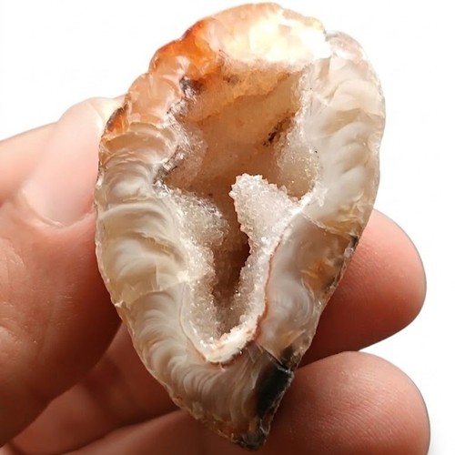 Agate plume géode - plume, g