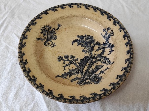 Ancienne assiette creuse - ancienne, en
