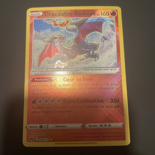 Carte pokémon dracaufeu - pokémon,