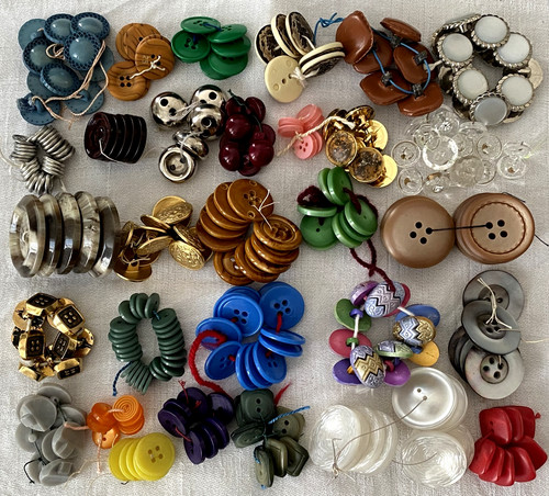 Ensemble lots de - 30, boutons